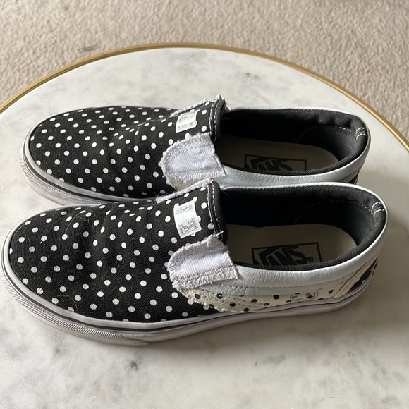 Polka Dot Slip-on Vans - Picture 2 of 5